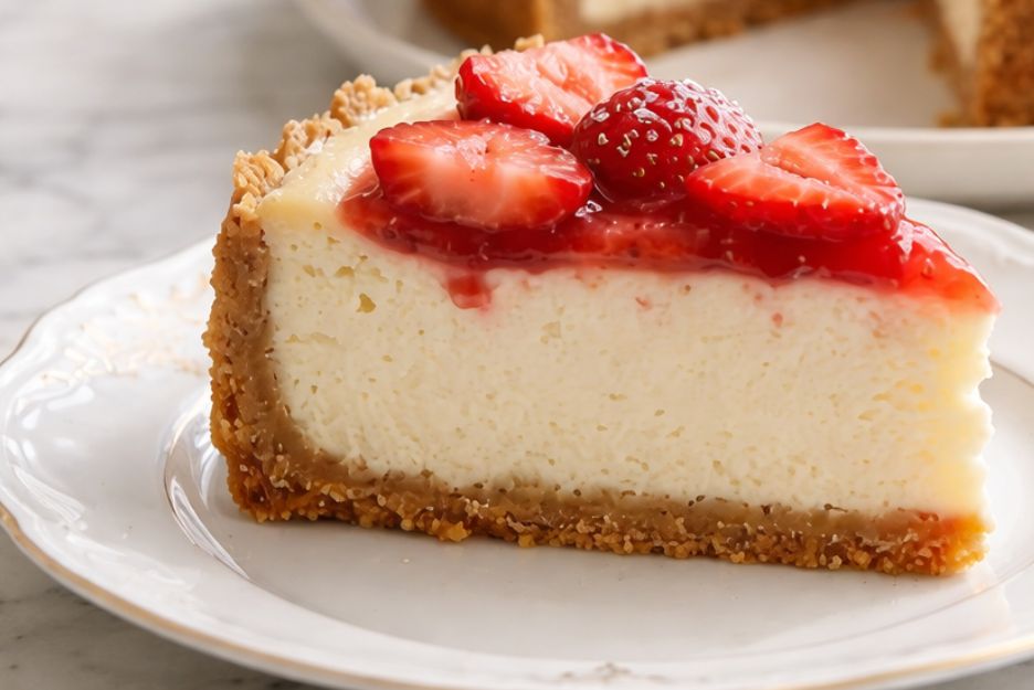 easy strawberry cream cheese cake