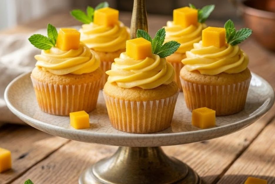simple mango cupcakes