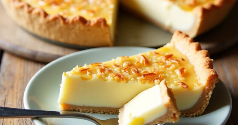 How to Make a Classic Coconut Custard Pie