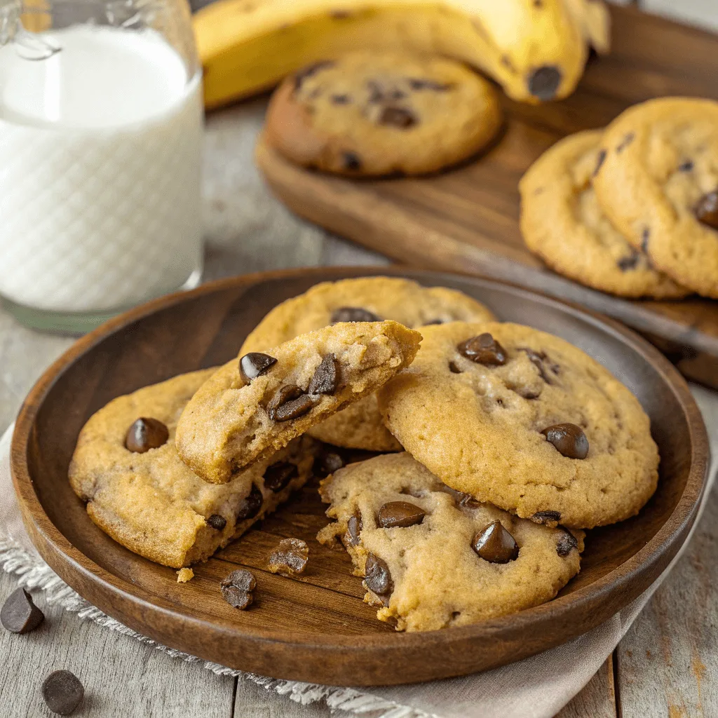 Banana Chocolate Chip Cookies Recipe