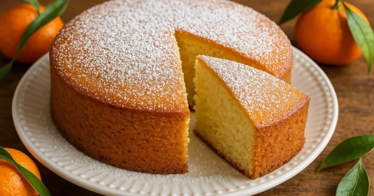 Step-by-step guide to making the best mandarin orange cake recipe, with fresh oranges and ingredients displayed.
