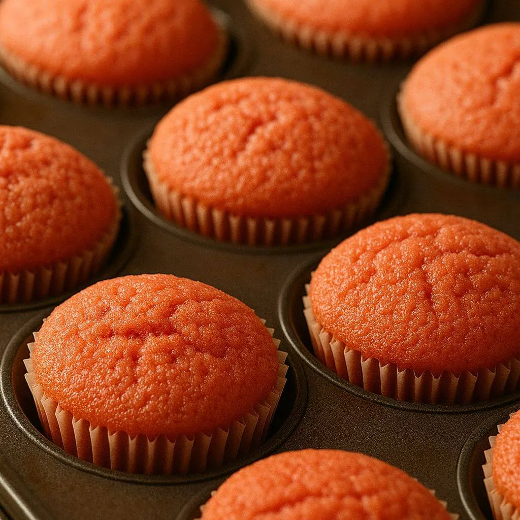 Moist and fluffy pink cupcakes