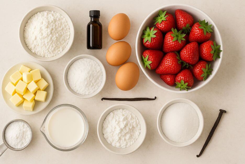 Ingredients Strawberry Tart Recipe
