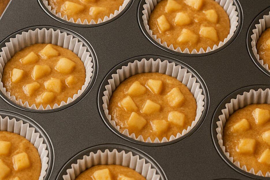 fill caramel apple cupcakes
