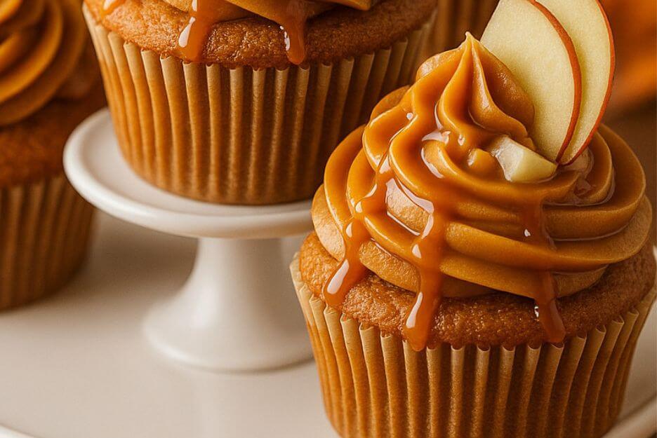 Caramel Apple Cupcakes
