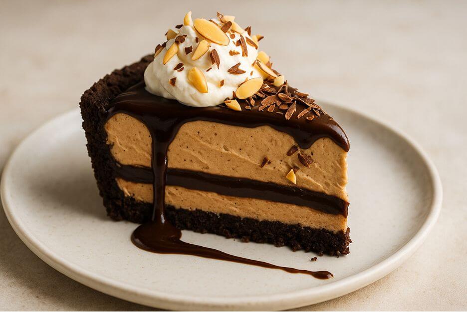 slice of Mud Pie Ice Cream