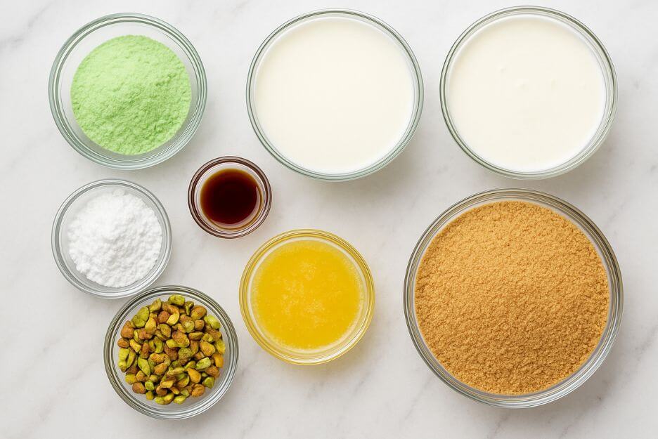 Ingredients For Pistachio Pudding Pie