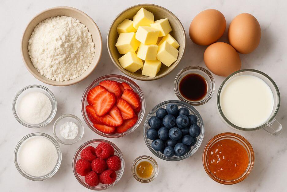Ingredient Berry Tarts