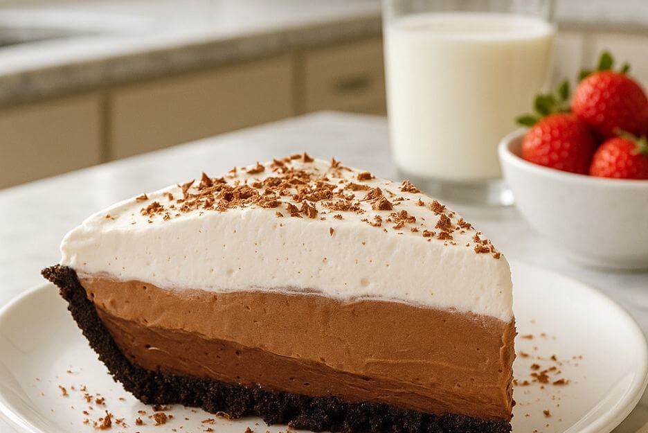 No-Bake Chocolate Pie
