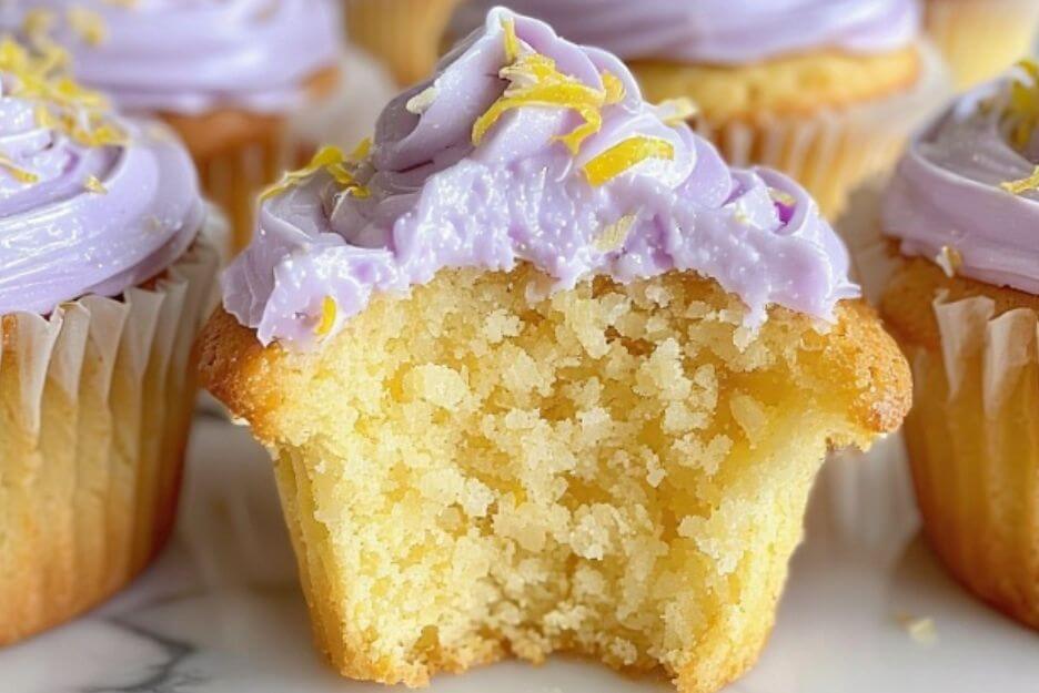Lemon Lavender Cupcakes