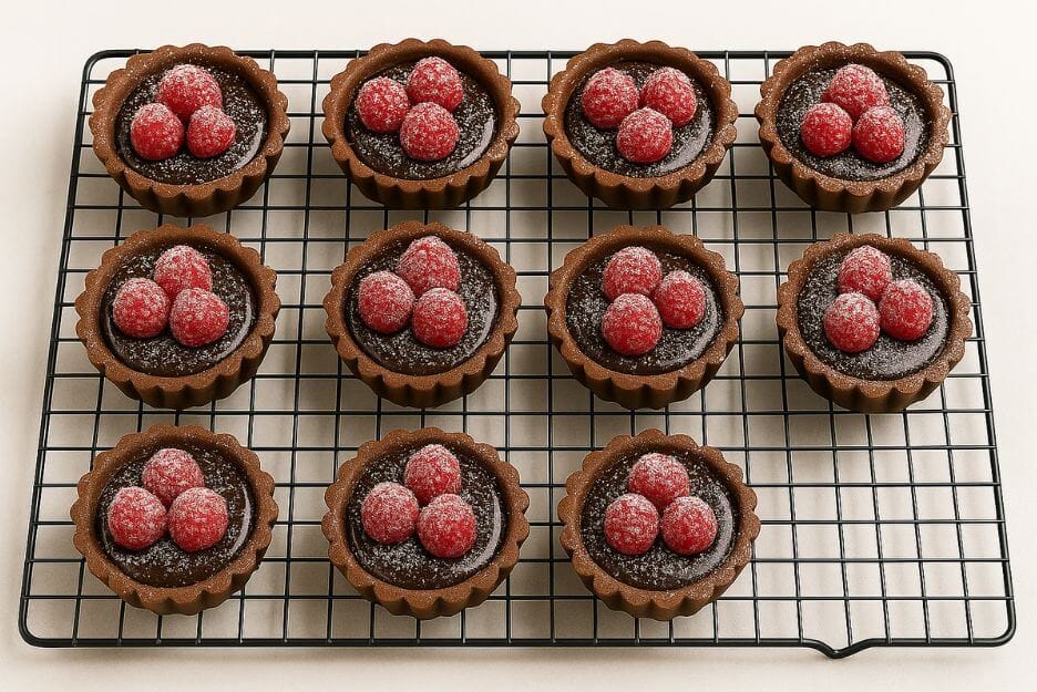 mini chocolate tart