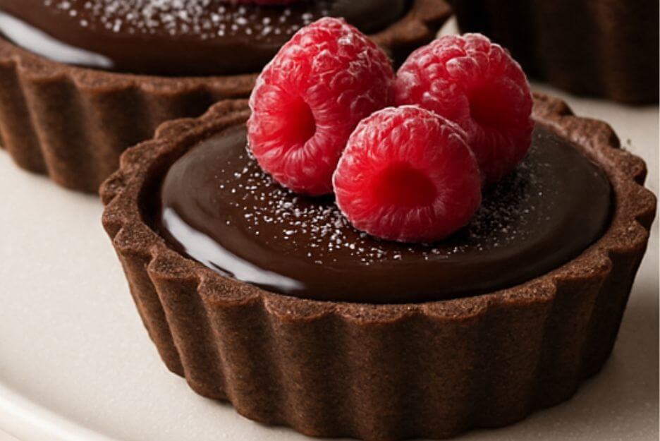 mini chocolate tart
