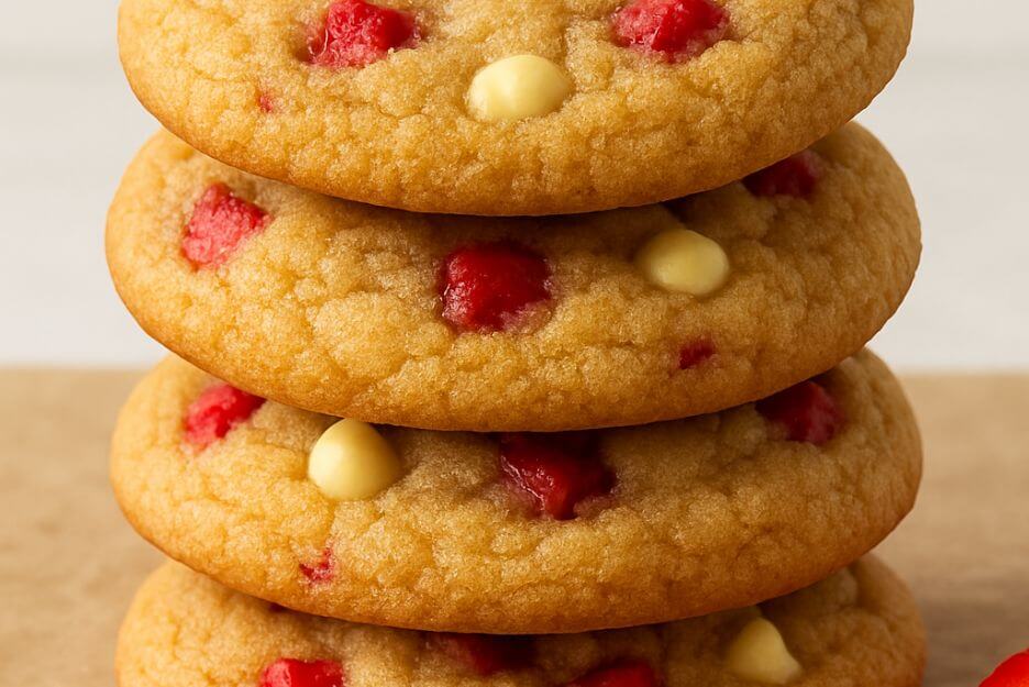 strawberry cheesecake cookies