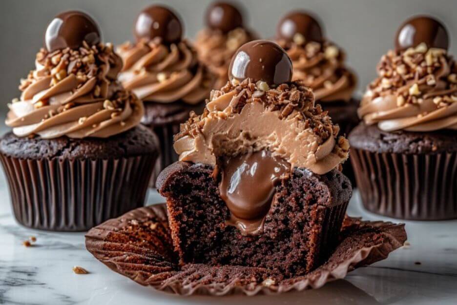  best chocolate hazelnut truffle cupcakes