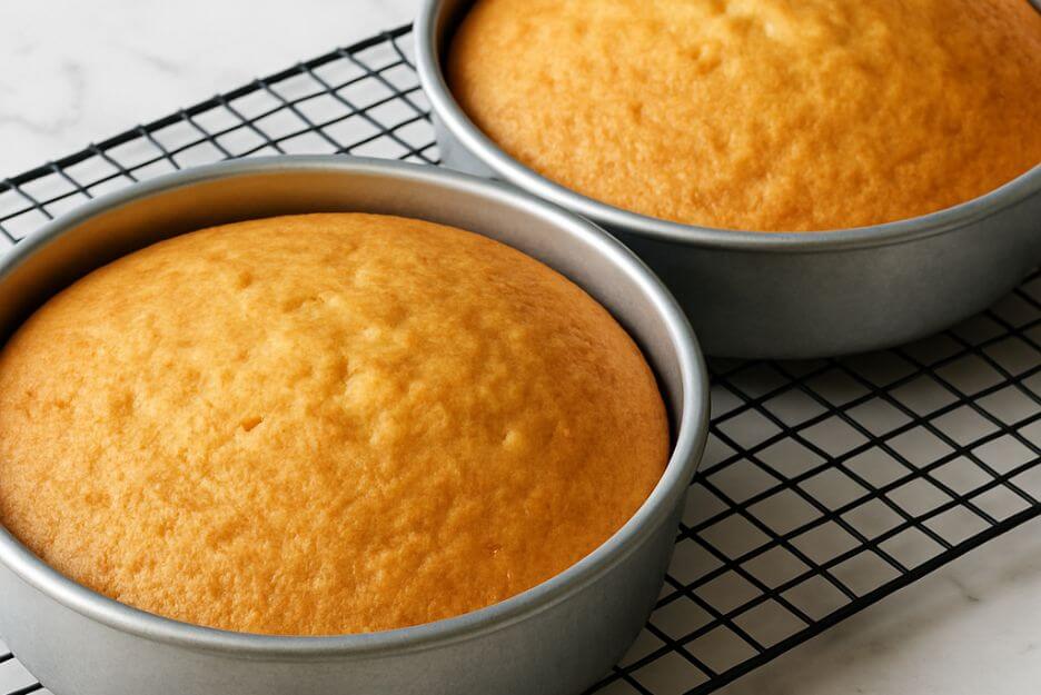 Let cakes cool in pans for 10 minutes