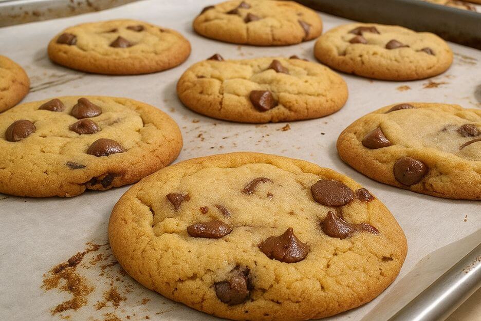 Cool cookies on the sheet