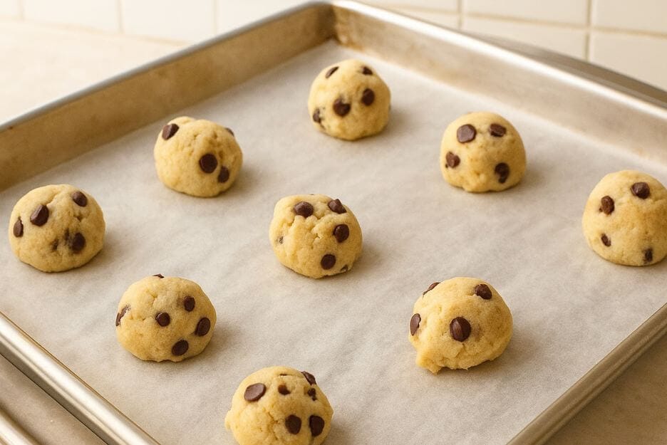 Scoop the dough