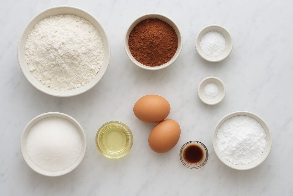 Ingredients for the Best Crinkle Cookie Recipe