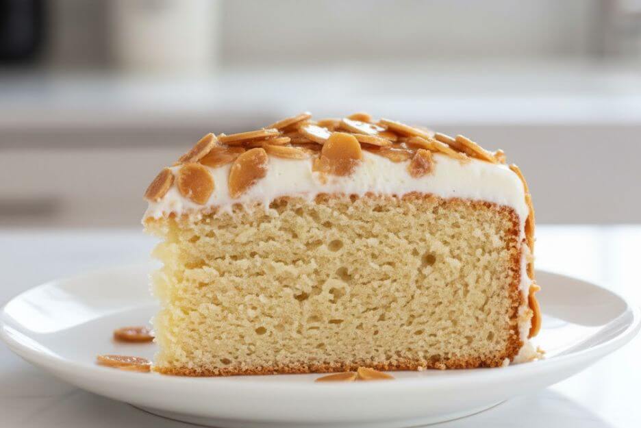 Burnt Almond Cake Recipe