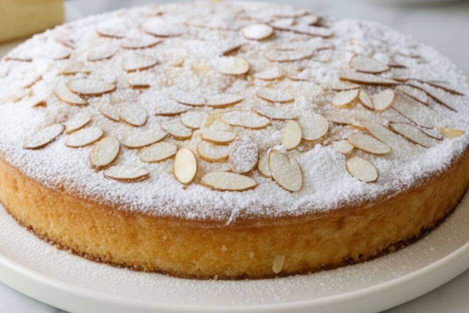 Easy almond ricotta cake