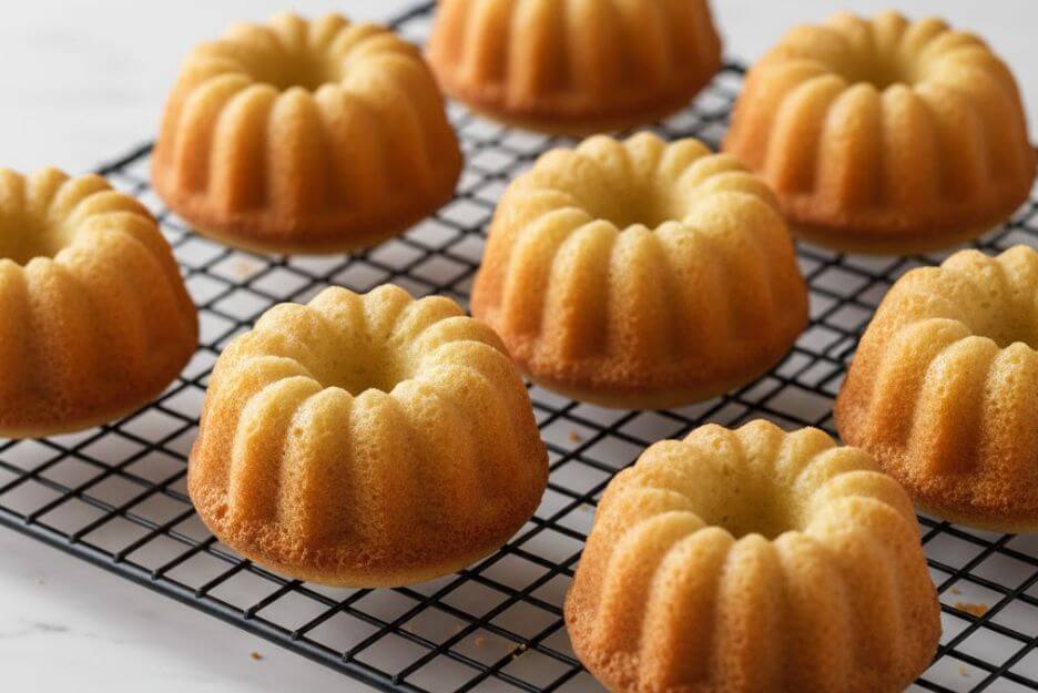 Cooling Best Bundt Cupcakes