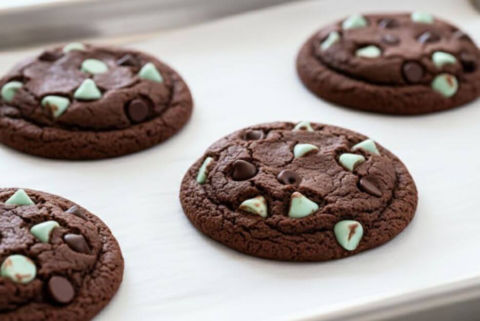 Bake Chocolate Chip Mint Cookies