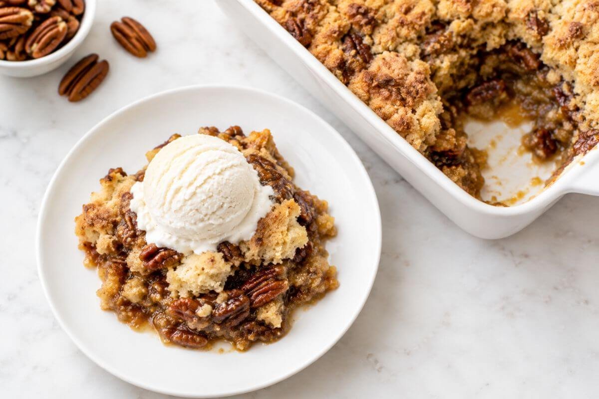 Pecan Pie Dump Cake Recipe