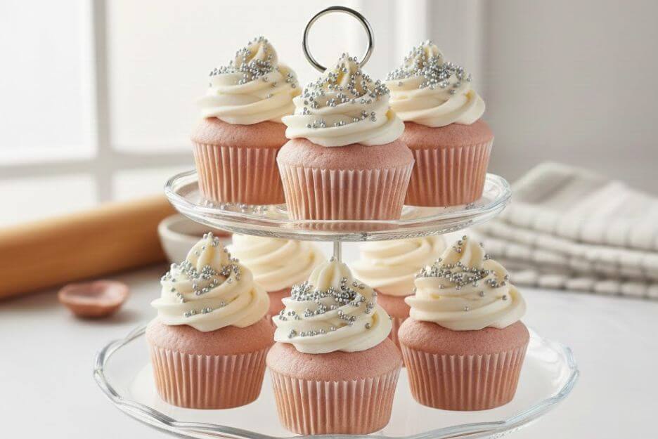 pink and white cupcakes recipes