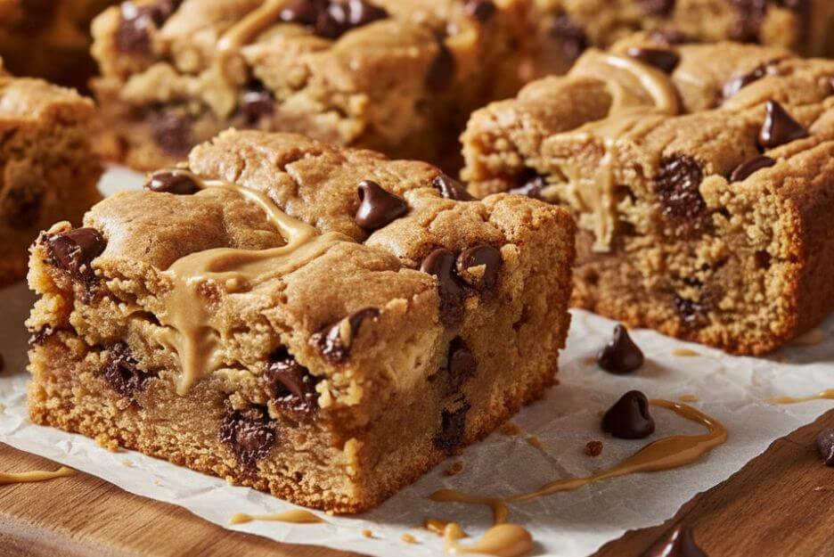 easy peanut butter chocolate chip bars