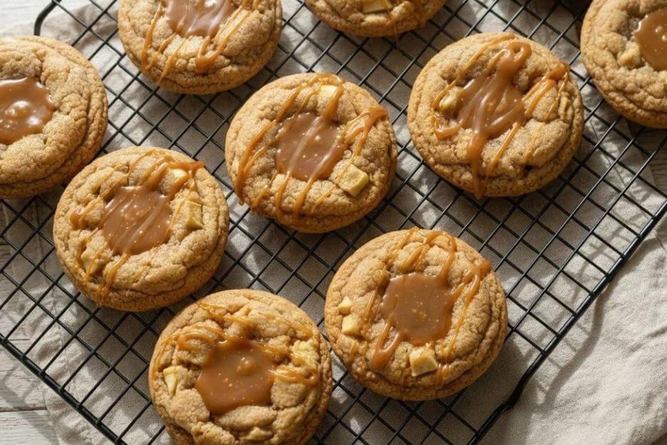 Oatmeal Caramel Apple Cookies
