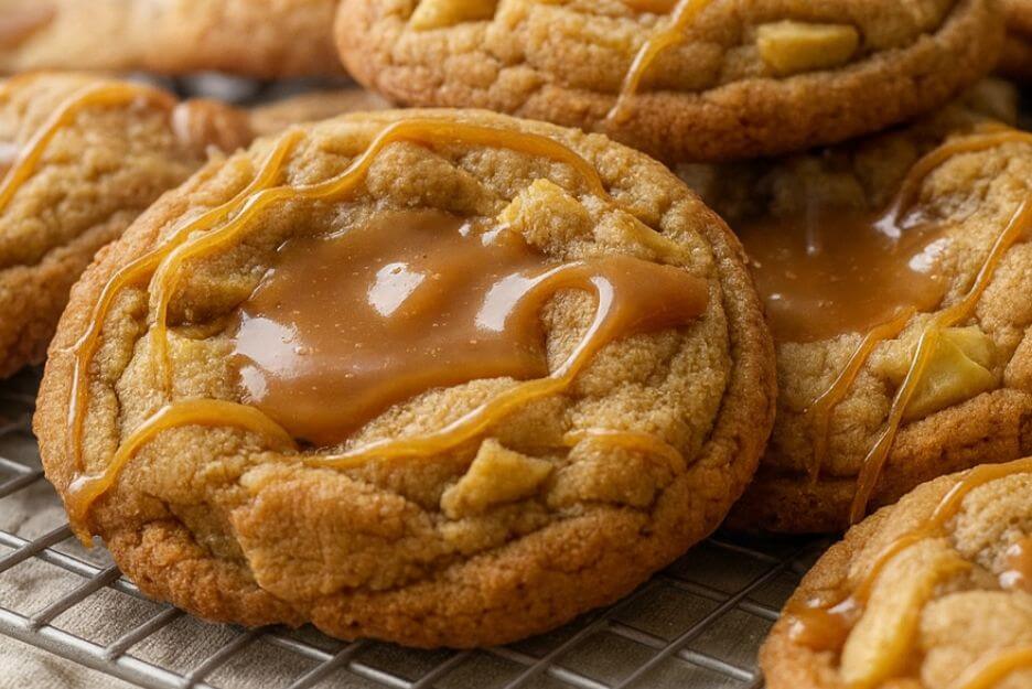 classic caramel apple cookies