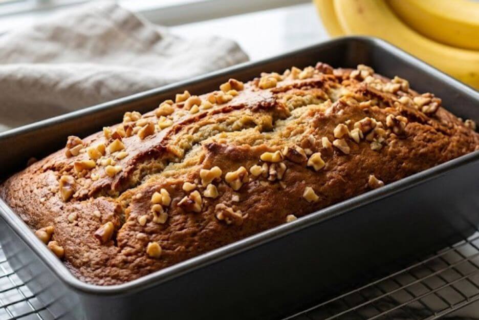 banana walnut cake