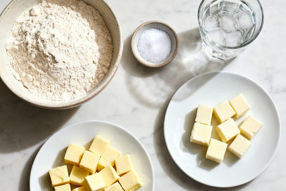 Ingredients for the Ultimate Flaky Pie Crust Recipe