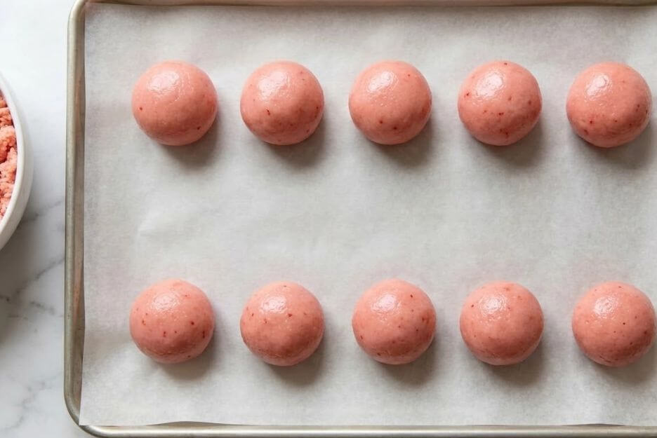 Roll the Balls for strawberry cake pops recipe
