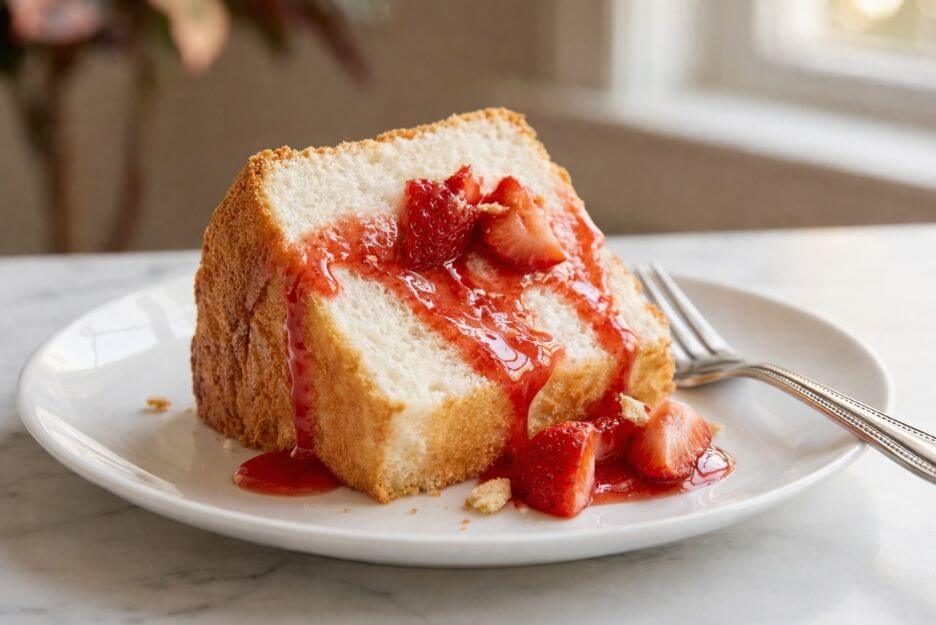 strawberry angel food cake recipe