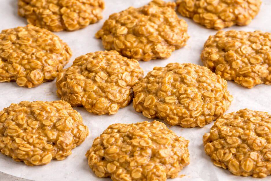 No Bake Peanut Butter Oatmeal Cookies recipe