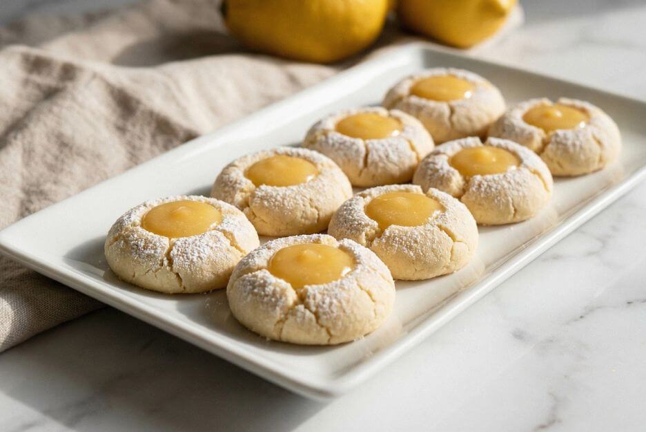 lemon curd cookie