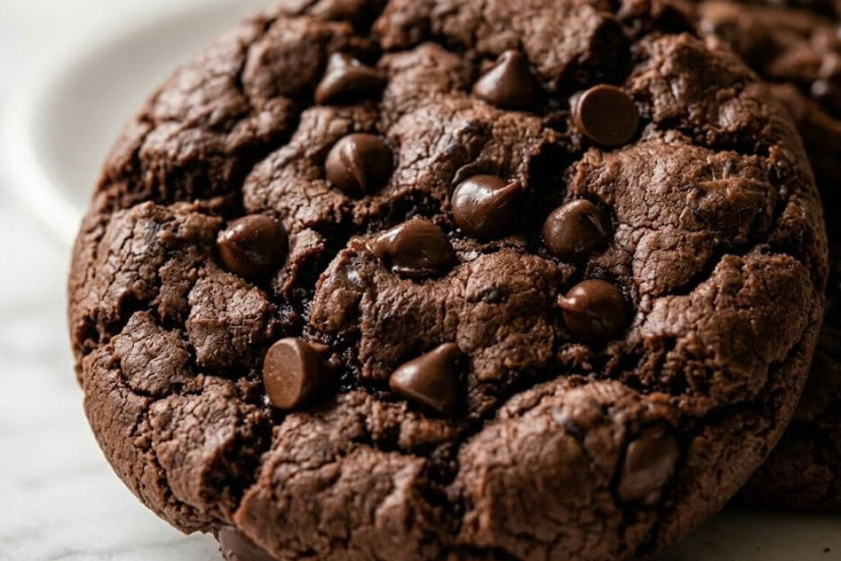 double chocolate cookies