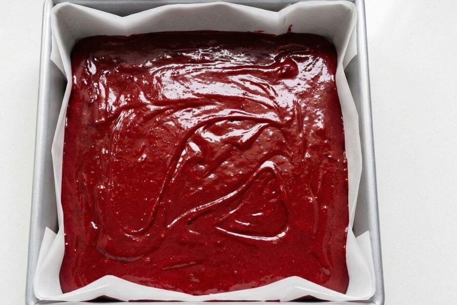 simple red velvet brownies
