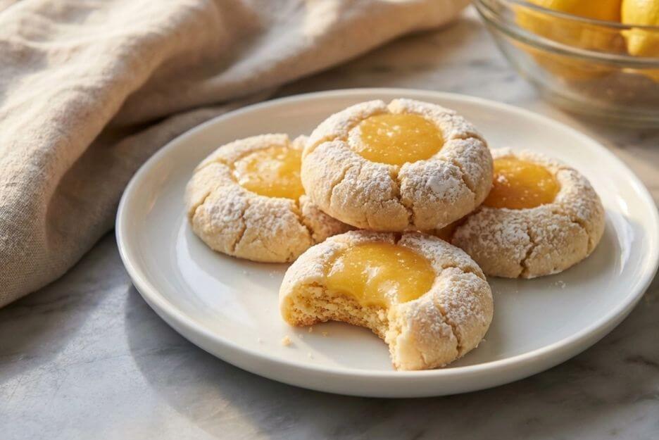 Lemon Curd Cookies