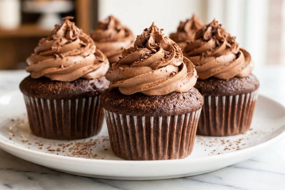 milk chocolate cupcakes