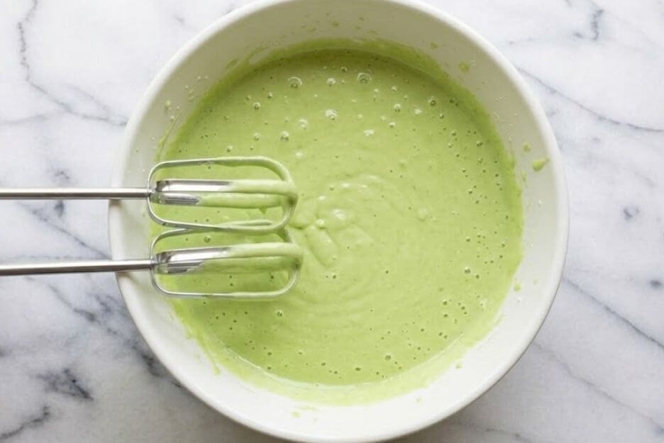 Batter key lime cake