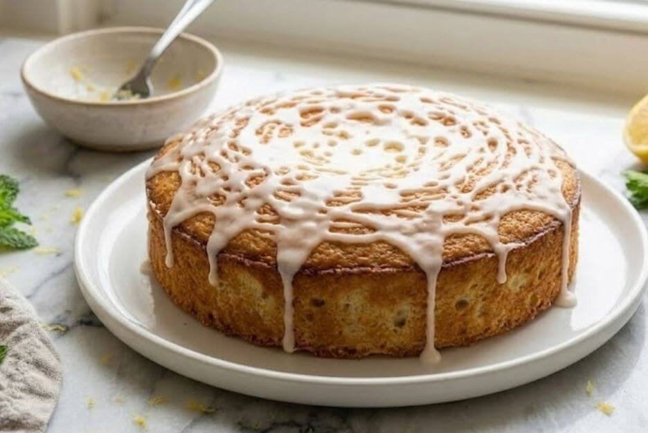 soft lemon sponge cake 