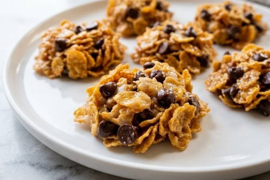 cornflake cookies no bake 