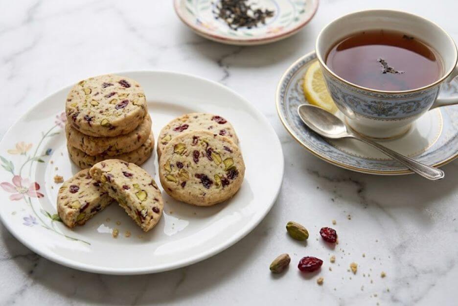 best cranberry pistachio shortbread cookies 