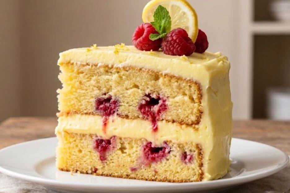 lemon raspberry cake