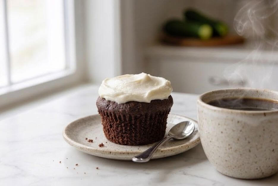 easy chocolate zucchini cupcakes 