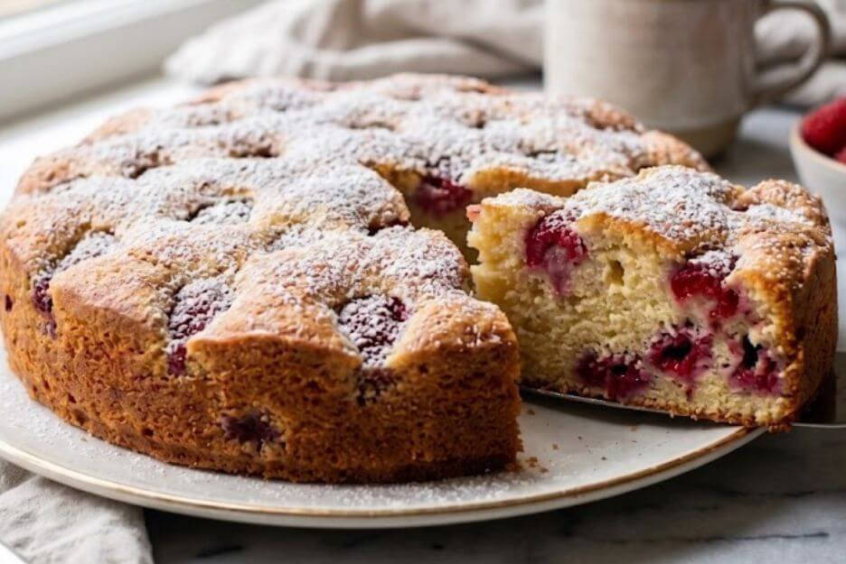 quick raspberry cake