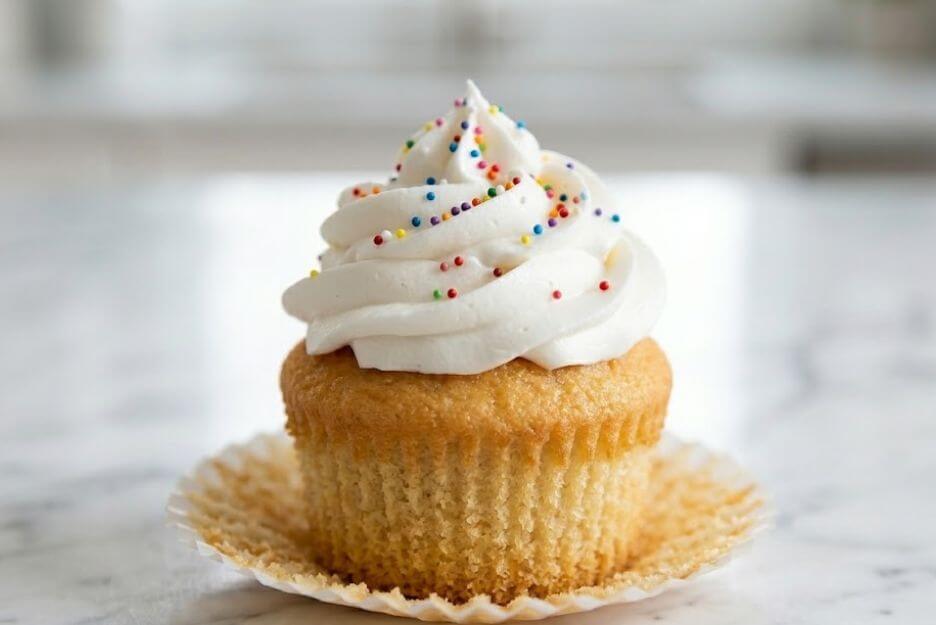 fluffy marshmallow cupcakes