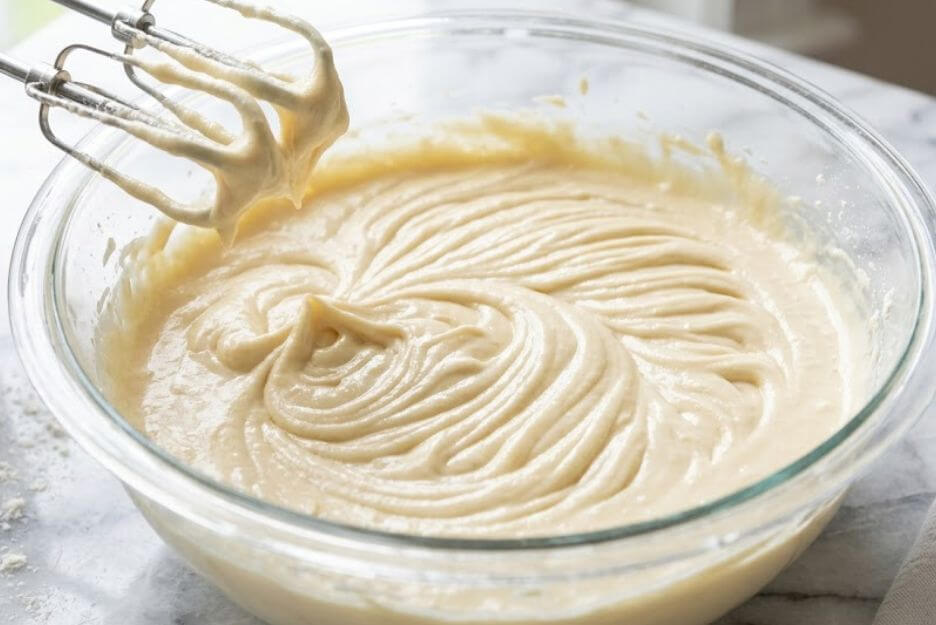 Fluffy Vanilla Sheet Cake recipe